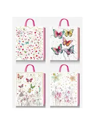 Пакет подарочный "Бабочки" 31*42*12 см