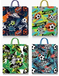 Пакет подарочный "GOAL" 26*32*10 см