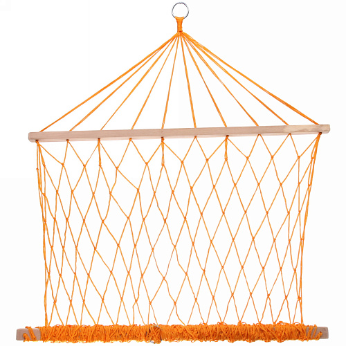 Гамак 20080см плетеный с перекладиной, нейлон_9