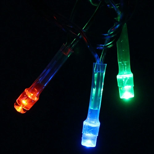 Гирлянда для дома  9,5м 100 ламп LED прозрачпров Мультицвет (можно соединять)_18