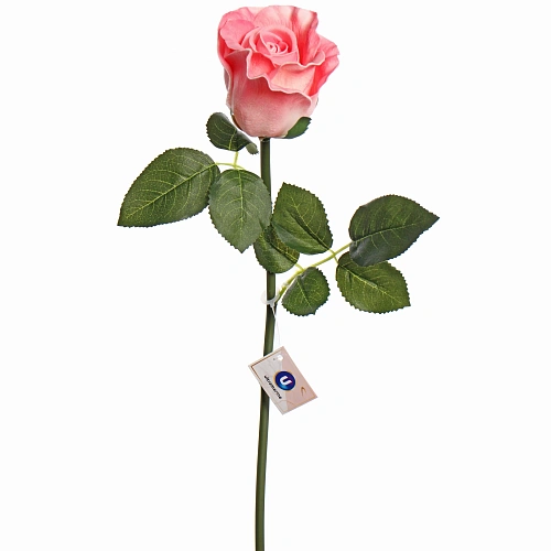 Цветок искусственный "Natur" 50см Розочка розовая