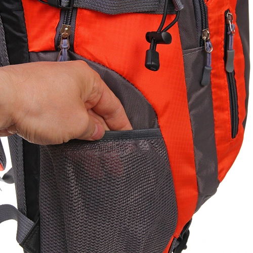 Рюкзак туристический 30л, цвет оранжево-серый 3301_12