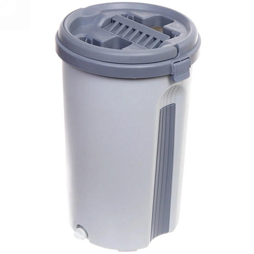 Набор для уборки Селфи Чистюля (ведро с отжимом, швабра, две насадки) в цветной коробке 270_23