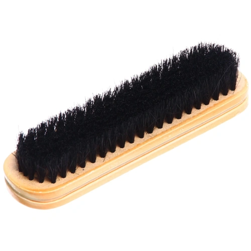 Щетка для обуви деревянная с натуральным ворсом "Нужная", цвет терракотовый, 16,5см 