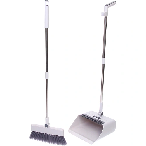 Набор для уборки  с совком 3в1, две щетки для пола, водосгон Клио_6