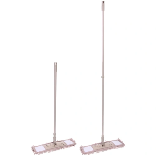 Швабра Селфи с насадкой из микрофибры бежевая  насадка букли 100гр