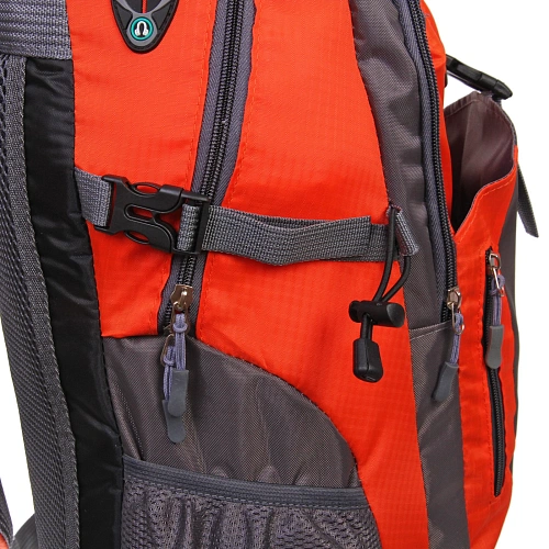 Рюкзак туристический 30л, цвет оранжево-серый 3301_14