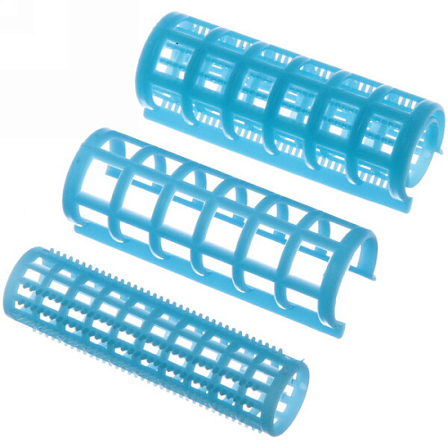 Бигуди пластмассовые с зажимом 12шт, цвет микс, d=20мм_11