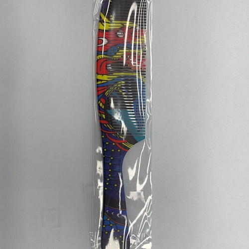 Расческа антистатик для укладки Barber дракон 2054см (пакет Barber)_1