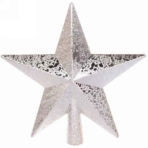 Верхушка на ёлку SHINE "Glow" 20 см, silver