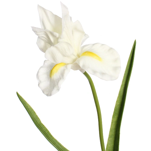 Цветок искусственный Natur 60см Ирис белый_4