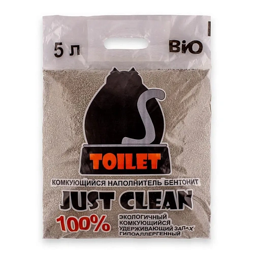 Наполнитель Just Clean  древесный 5 л.✦