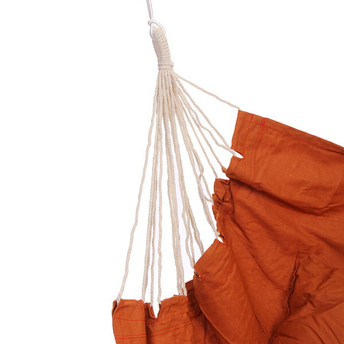 Гамак-кресло Колористик 100130см сидячий, хб с подушками, цвет кораловый_5