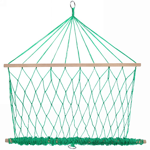 Гамак 20080см плетеный с перекладиной, нейлон_14