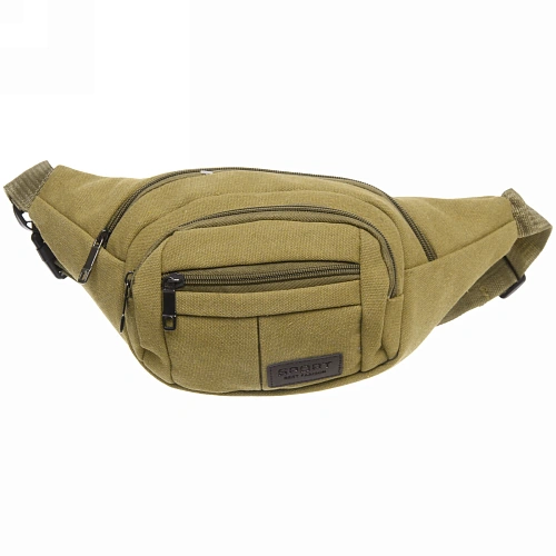 Сумка на пояс Sport leader - Street Fashion, 4 кармана, цвет песочный, 35166см_5
