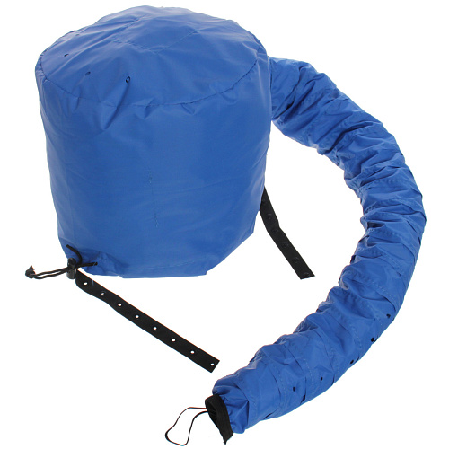 Шапочка для сушки волос, ламинирования и масок Beauty Shop, с кулиской, цвет синий, 842322см_3