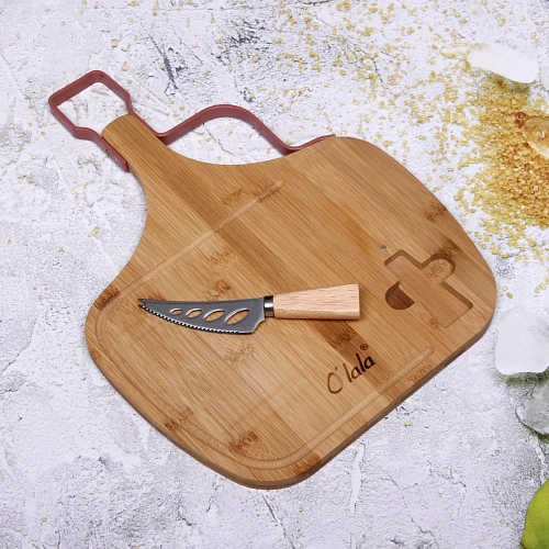 Доска разделочная O'lala 392851,5см в наборе с ножом для сыра_3