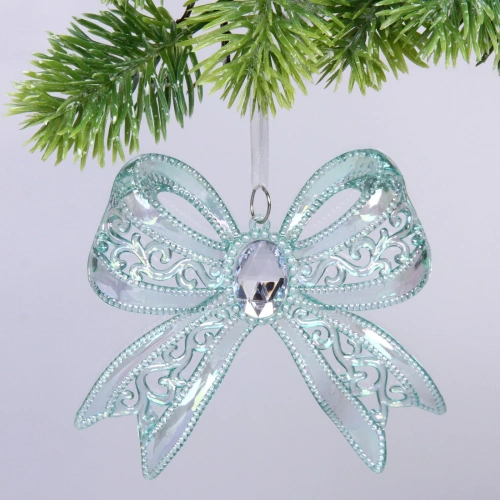 Подвеска "Изящный бант" 13*11 см, Зелёный