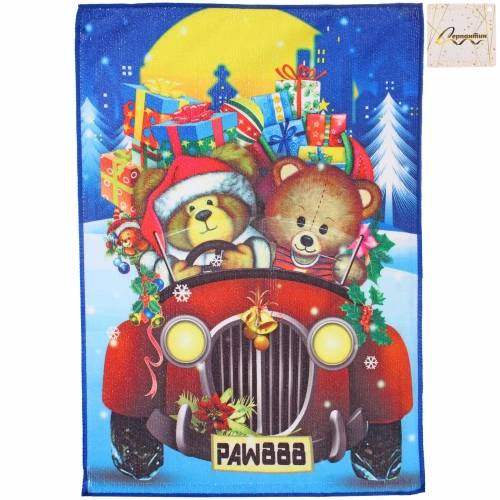 Полотенце кухонное "SPARKLE - Подарки" 40*58 см, микрофибра 210 гр/м2