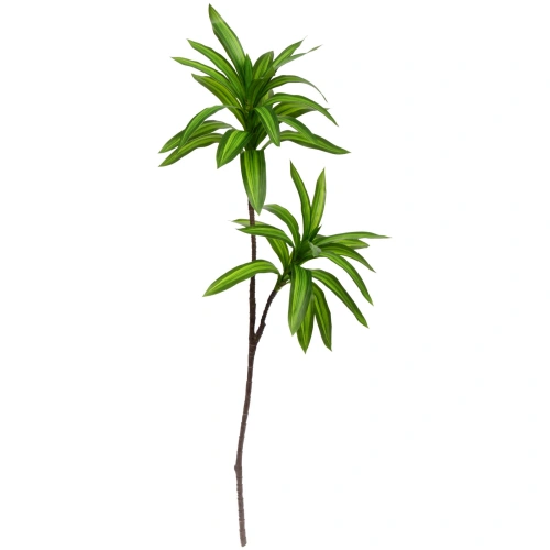 Искусственное растение  "Ветка Драцены" 90см зеленая