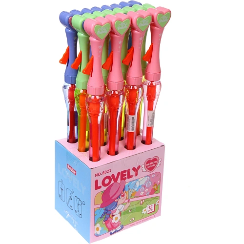 Мыльные пузыри Сердечко 50 см, 150 мл, большие пузыри, микс_4