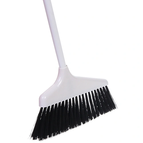 Набор для уборки, щетка для пола с совком Профи белый 301_16