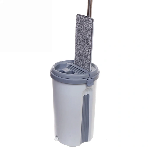 Набор для уборки Селфи Чистюля (ведро с отжимом, швабра, две насадки) в цветной коробке 270_21