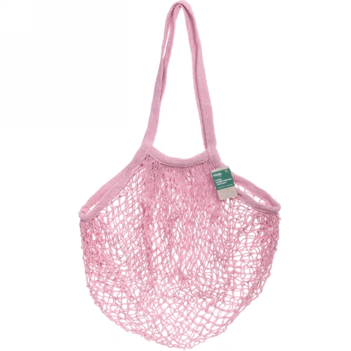 Сумка - шоппер авоська "ТРЕНДИ", цвет пудровая роза, 37*62см (лейбл Селфи)