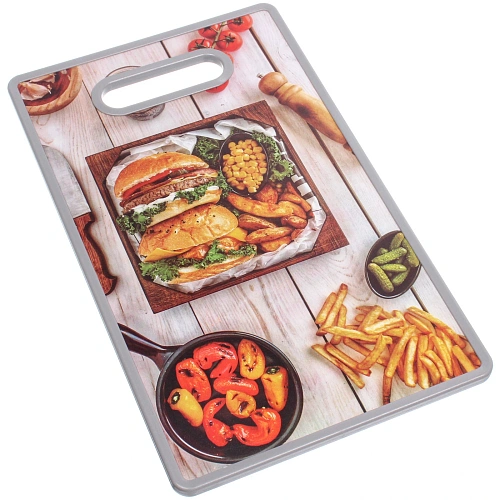 Доска разделочная пластиковая 3723см Бургер_2