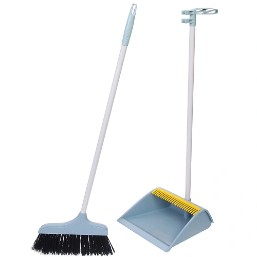 Набор для уборки, щетка для пола с совком Практик синий 8015_5