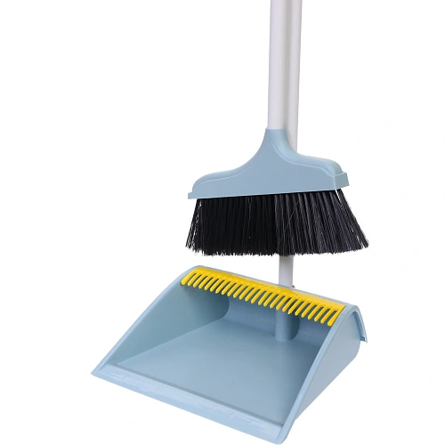 Набор для уборки, щетка для пола с совком Практик синий 8015_3