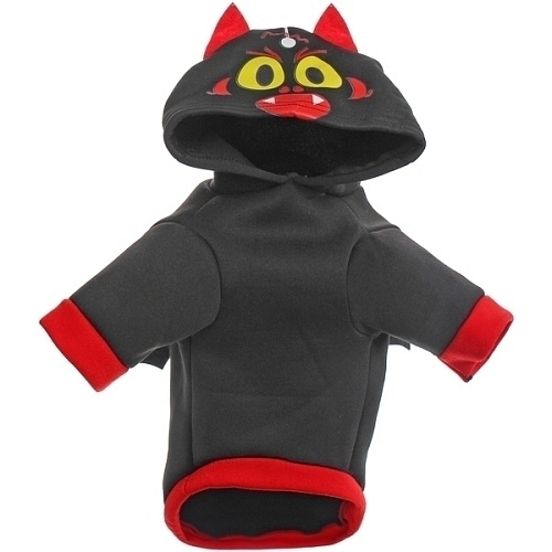 Кофта - толстовка с капюшоном для собак мелких пород Летучая мышь, размер XL (504026см) _10