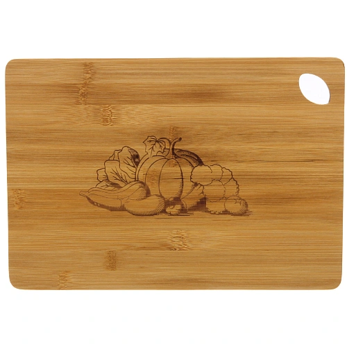 Доска бамбуковая для подачи "SHEF" 33*23см Овощи