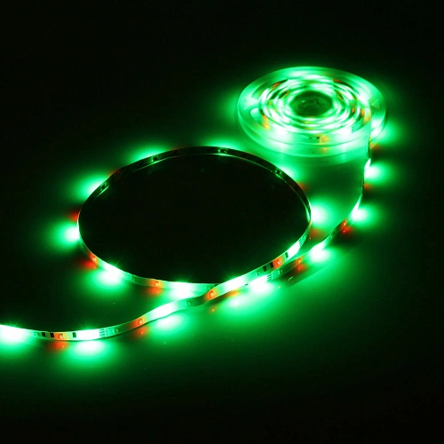 Лента светодиодная самоклейка 5м8мм, 300 ламп LED, 8 реж, с пультом, степень защиты IP64, RGB (арт542-132)_8
