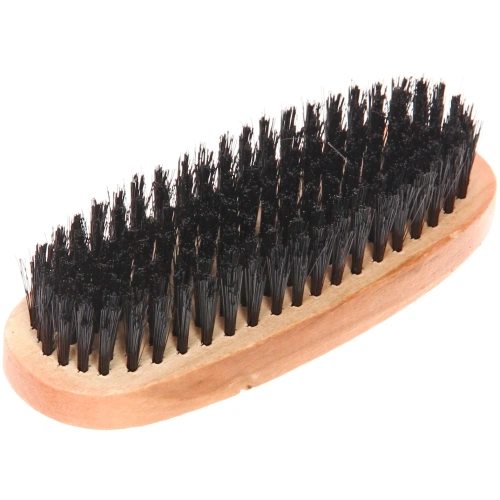 Щетка для обуви деревянная с искусственным ворсом "Нужные вещи", цвет натуральное дерево, 14,2*5,3см