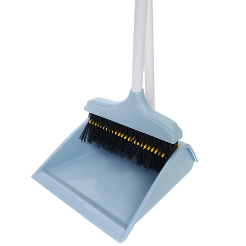 Набор для уборки, щетка для пола с совком Практик синий 8015_8