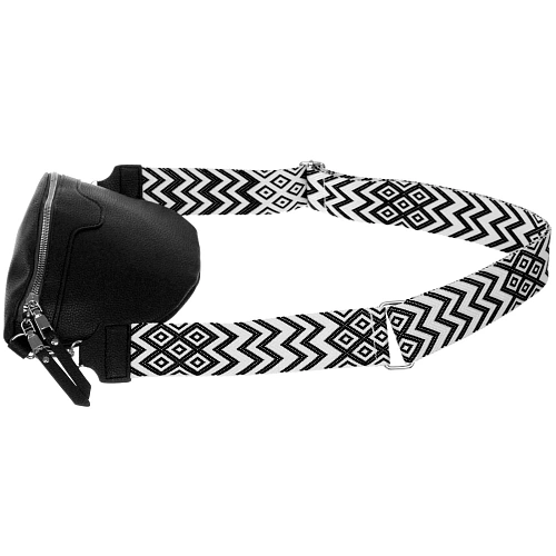 Сумка женская через плечо ИМАНИ, цвет черный, три кармана, 241975см (лейбл Ultramarine)_6