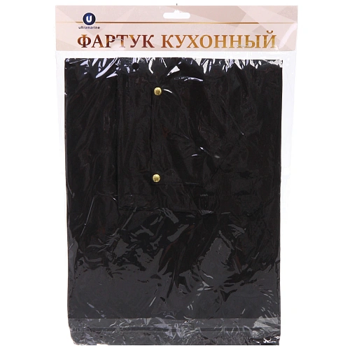 Фартук CHEF, 6673 см, цвет черный_3
