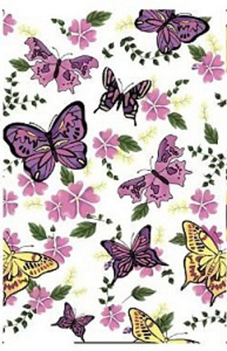 Полотенце кухонное "Summer - Бабочки" 40*57 см, микрофибра 200 гр/м2