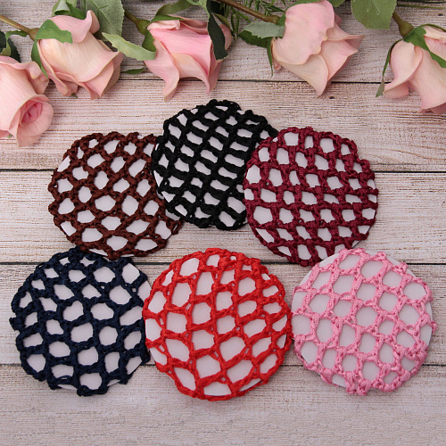 Сетка на пучок Ballet style - Элла, микс 6 цветов, d-10см_3