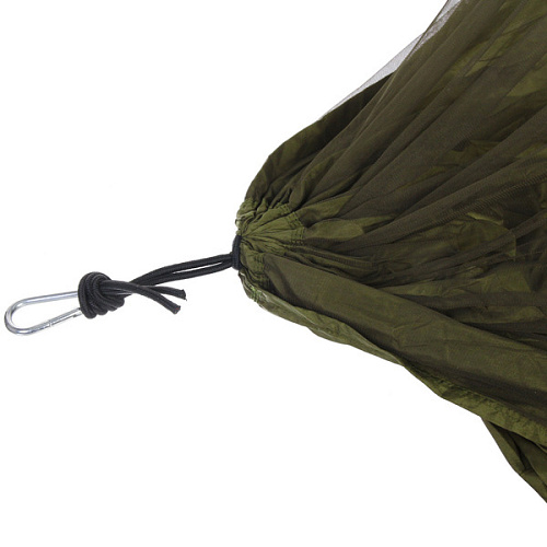 Гамак подвесной SJ-A18-6, 260150 см, с антимоскитной сеткой, зелёный_5