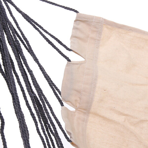 Гамак-кресло Колористик 100130см сидячий, хб с подушками, цвет кремовый_6