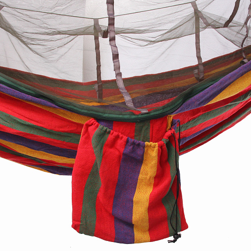 Гамак 200150см Шатер двухместный, хб, с антимоскитной сеткой, в сумке_9