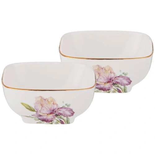 Набор салатников 2шт, 100мл 8*4см "IRISES"