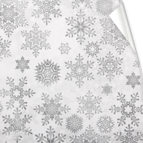 Бумага упаковочная 50х70 см "Метель", серебро