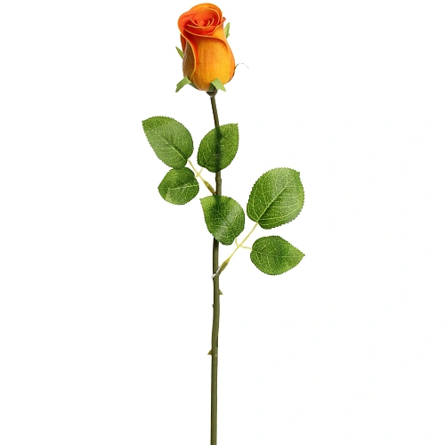 Цветок искусственный "Natur" 45см Роза персиковая