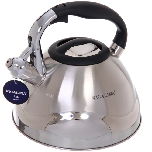 Чайник из нержавеющей стали 3,2л "Vicalina" VL-9271, глянцевый
