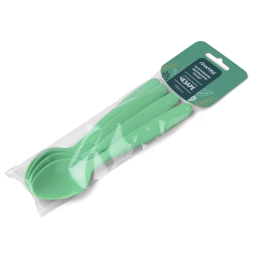 Ложка "Чезаре" набор 4шт мятный С479МЯТН