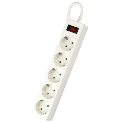 Сетевой фильтр Smartbuy SBSP-30-W, 5 розеток, 2200 Вт, 3 м, белый_1