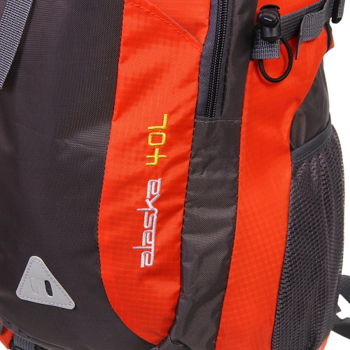 Рюкзак туристический 30л, цвет оранжево-серый 3301_8